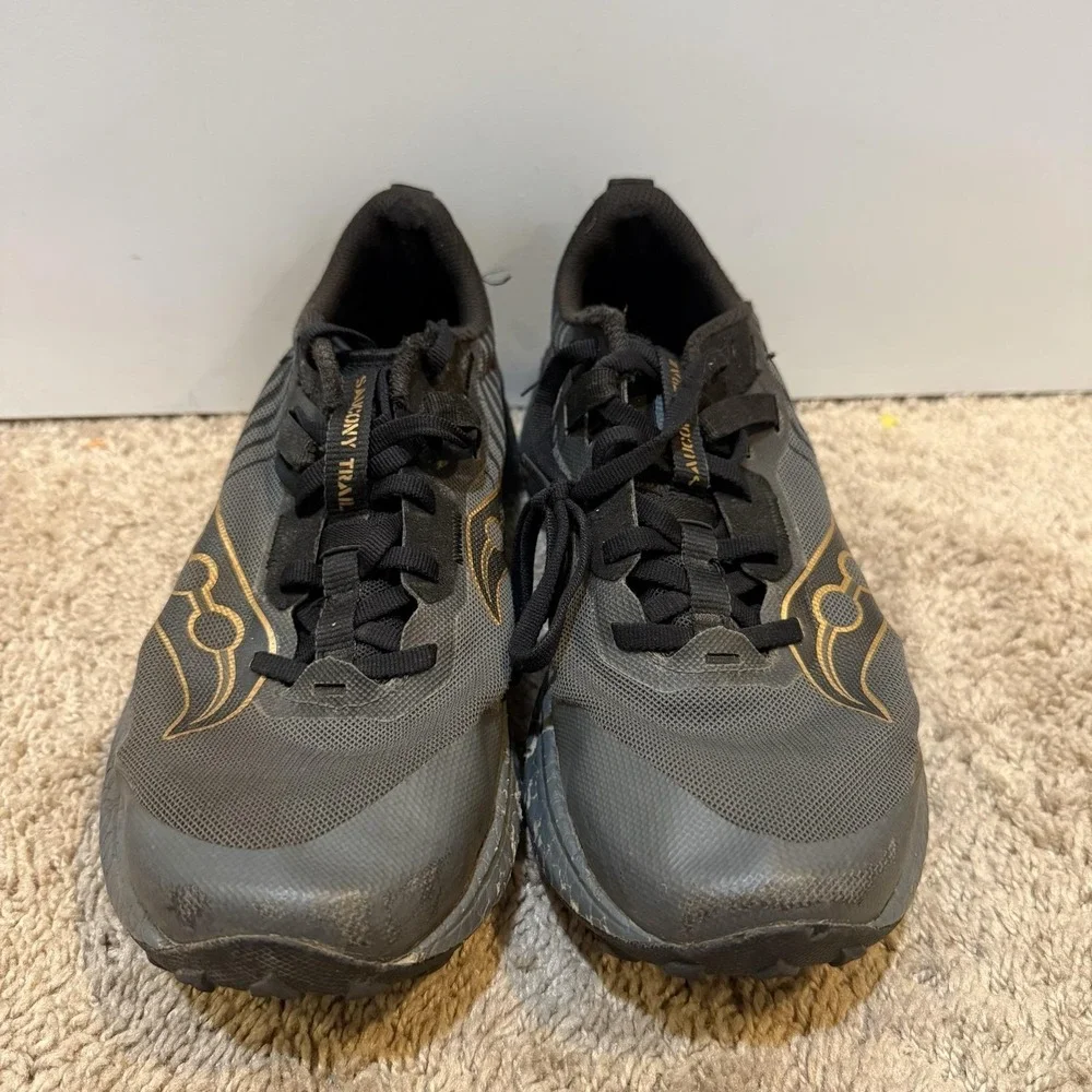 Saucony Endorphin Edge Shoes Womens Sz 9 Black Trail Running Sneakers S10773-10